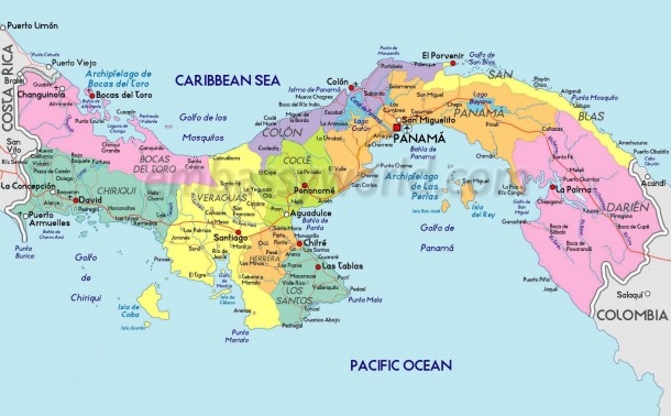 Карты Республики Панама